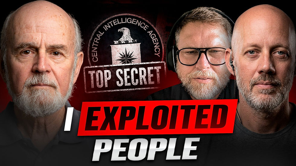 Joel, Chad and Jim Lawler recording The Spy Who Recruited Me episode of The Chad & Cheese Podcast.