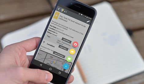 yacht work list solution - Pinpoint Works app for yacht worklists