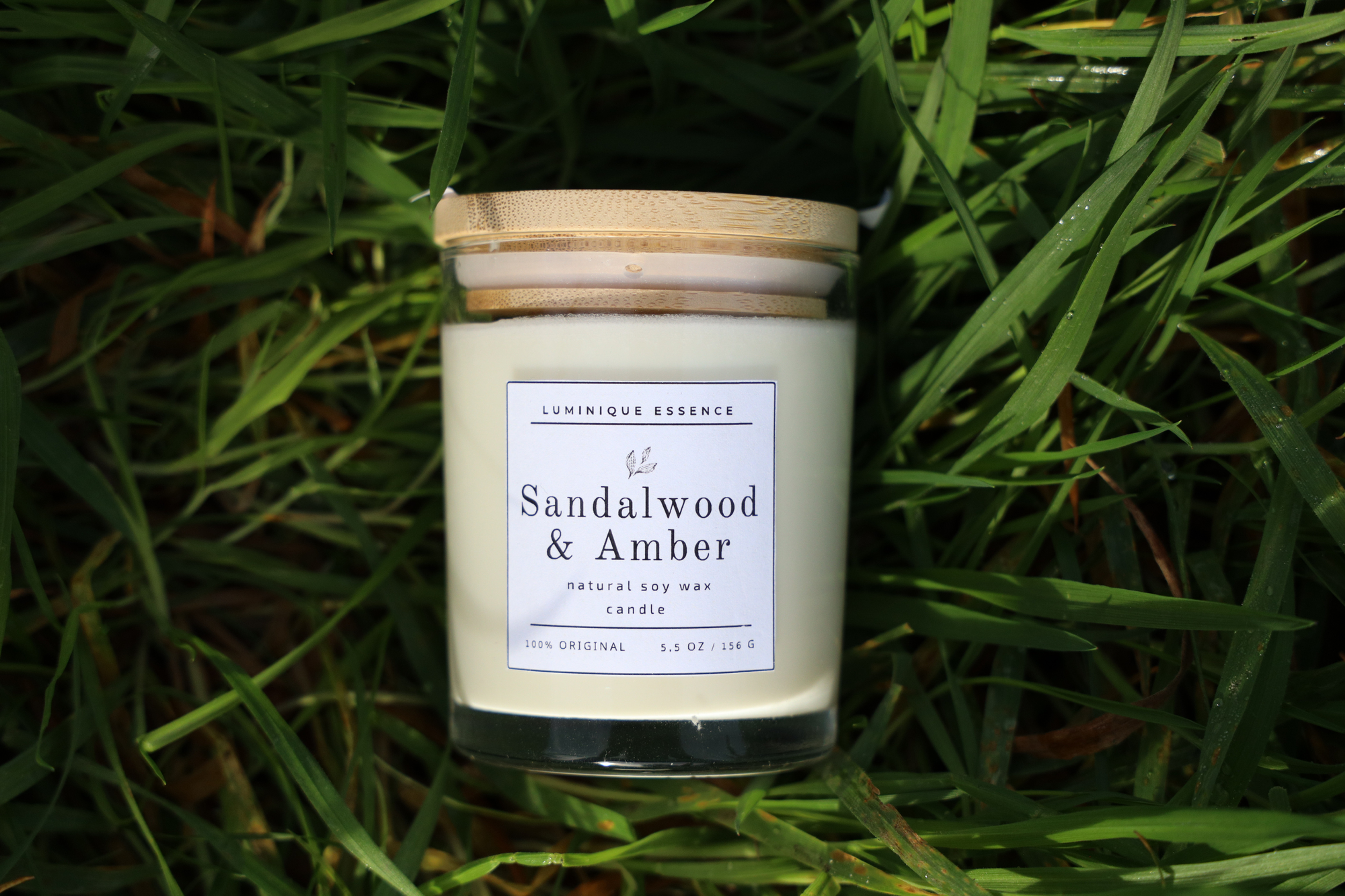 Sandalwood & Amber | Soy wax candle