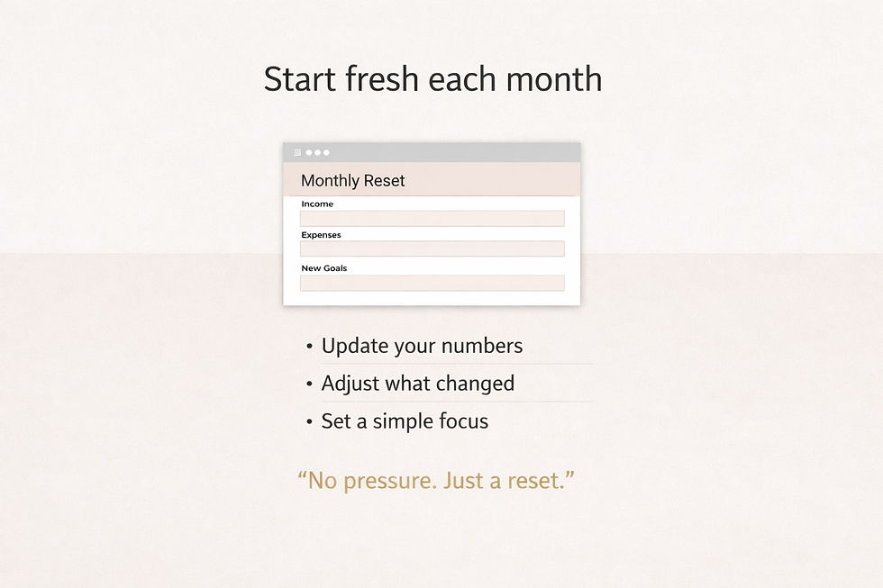 Thumbnail: NeaMea Budget Planner Spreadsheet Clarity System
