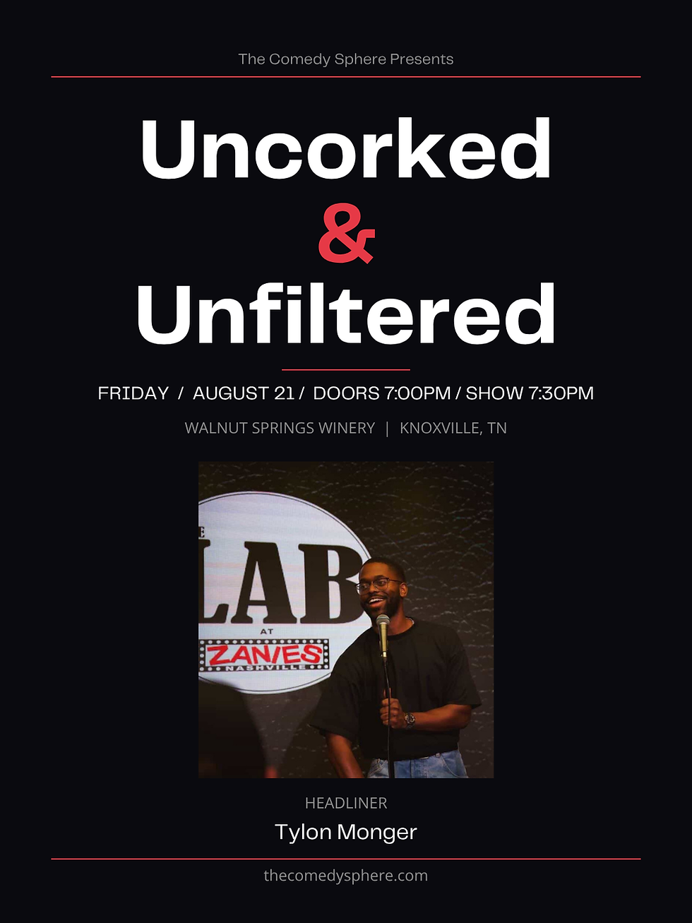 Uncorked & Unfiltered: Tylon Monger Live
