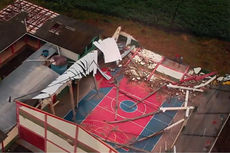 Tornados deixam rastro de destruição no Oeste de SC