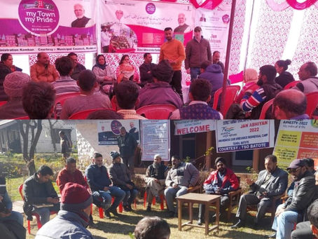 Series of activities held across district Ramban as part of Jan Abhiyan Shehari