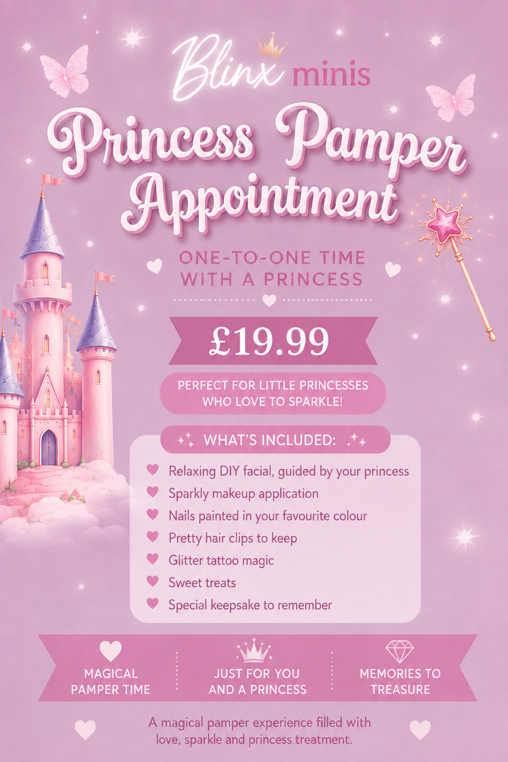 Princess Pamper Appointment