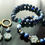 Thumbnail:  Lapis Lazuli and faceted crystal bracelet
