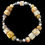 Thumbnail:  Yellow Crazy Lace Agate stone bracelet 