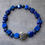 Thumbnail: Lapis Lazuli heart charm bracelet 