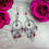 Thumbnail: Pretty in Pink Chandelier Earrings w/sterling silver 