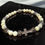 Thumbnail: Mother of Pearl  with Pave Crystal cross bracelet 