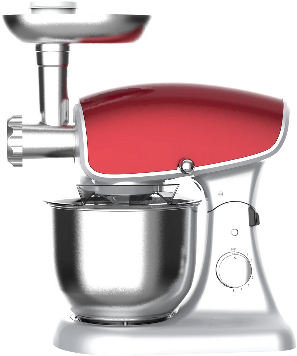 Thumbnail: 4 inch (5.0L) Stand Mixer + Blender + Meat grinder+ Pasta maker