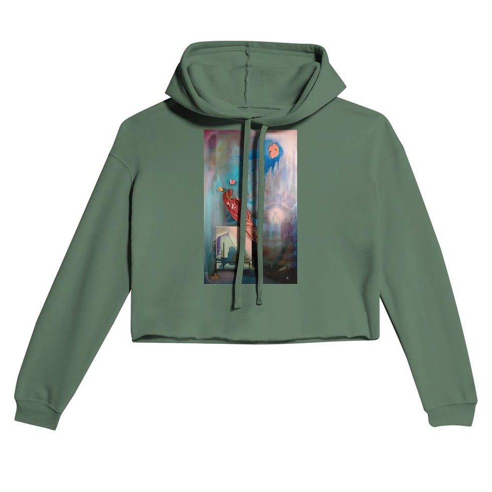 Thumbnail: Women's Cropped Hoodie | Bella + Canvas 7502