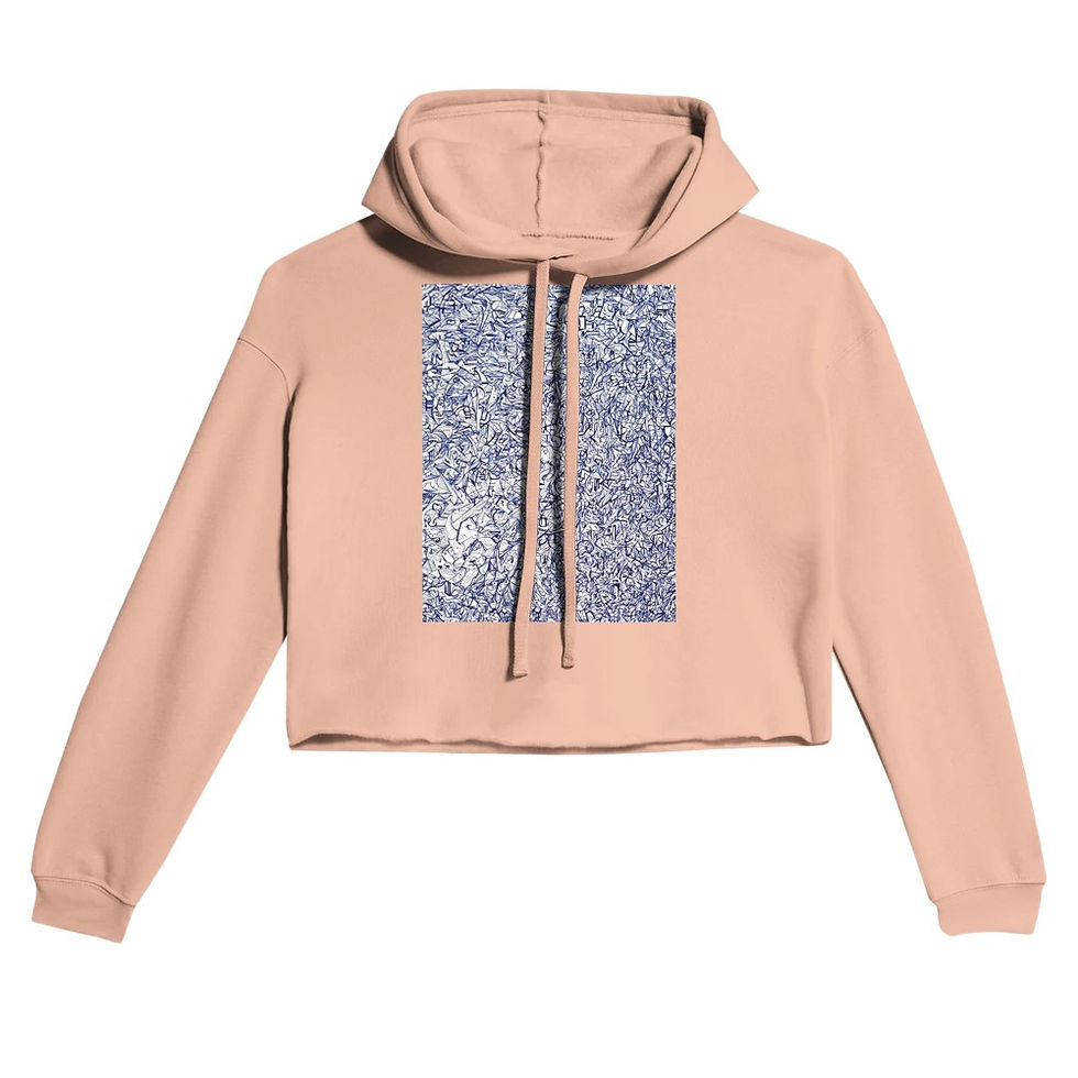 Thumbnail: Women's Cropped Hoodie | Bella + Canvas 7502