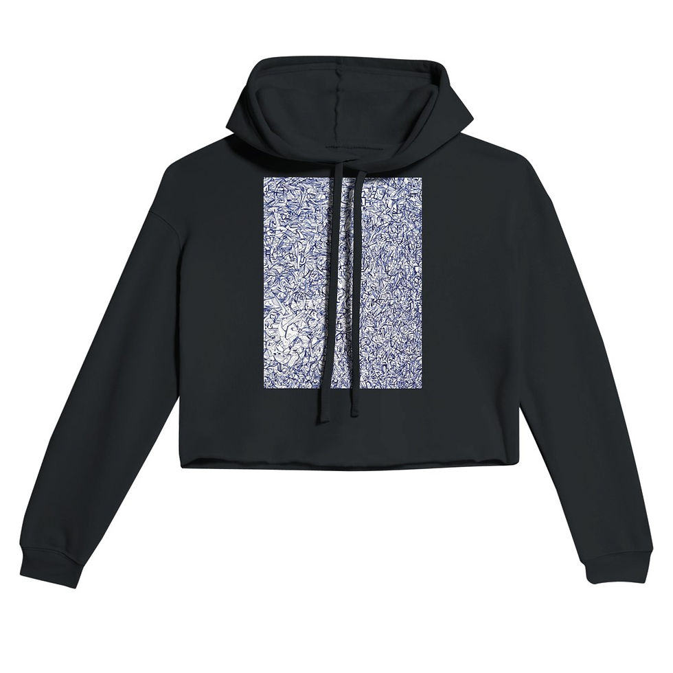 Thumbnail: Women's Cropped Hoodie | Bella + Canvas 7502