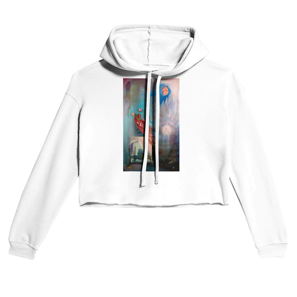 Thumbnail: Women's Cropped Hoodie | Bella + Canvas 7502