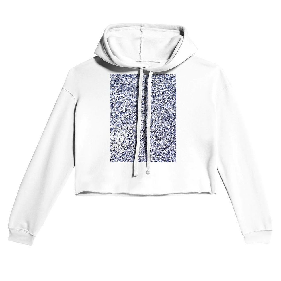 Women's Cropped Hoodie | Bella + Canvas 7502
