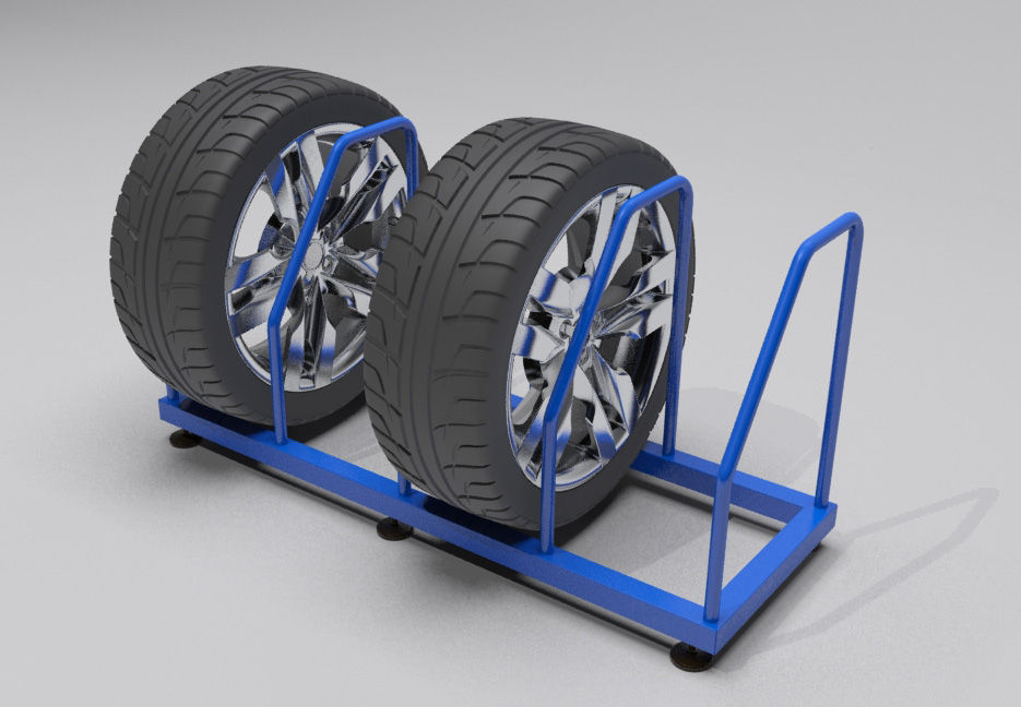 Miniatura: Soporte Organizador para 4 Llantas