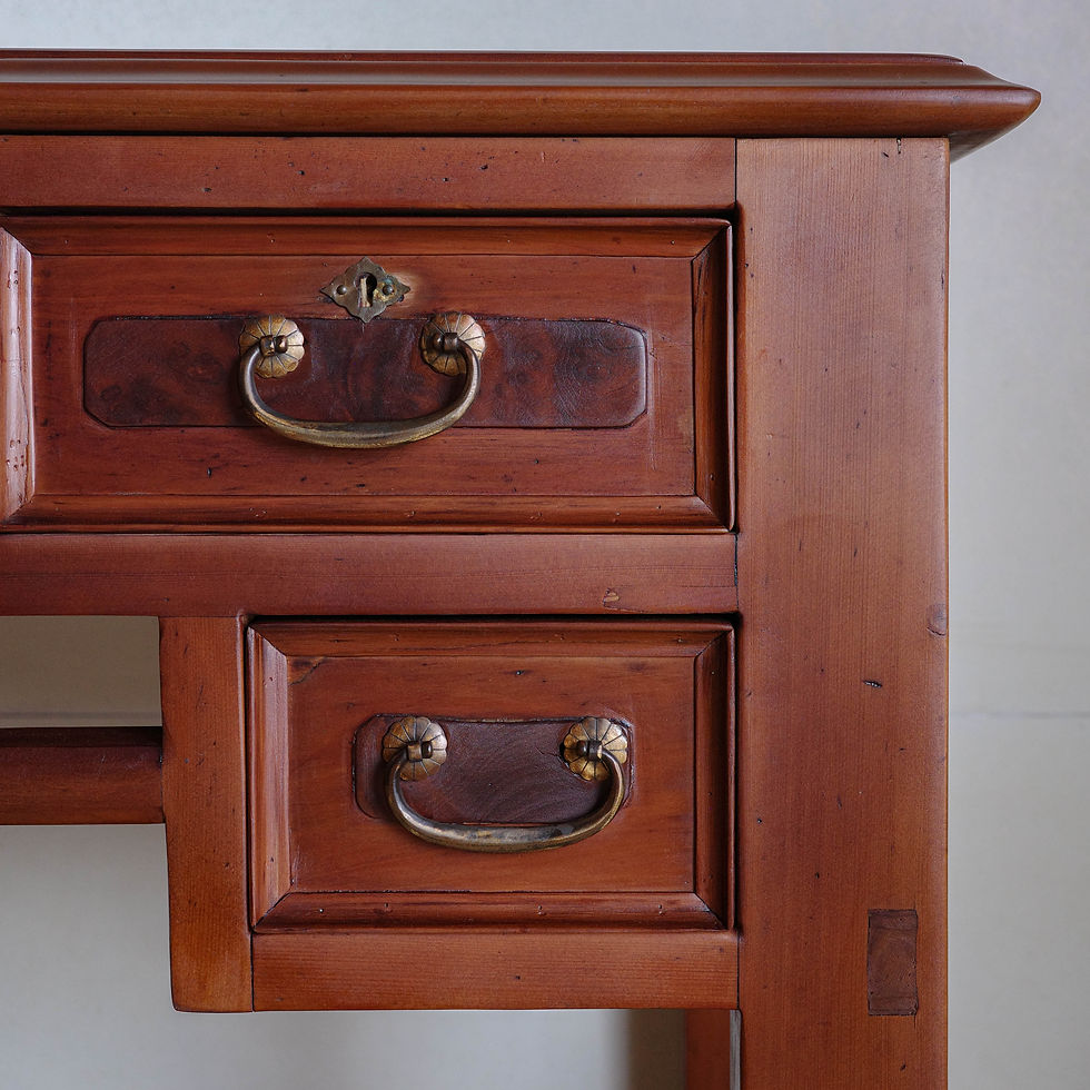 縮圖：花樟鑲貼玄關桌｜戰後初期｜檜木｜實木家具玄關桌