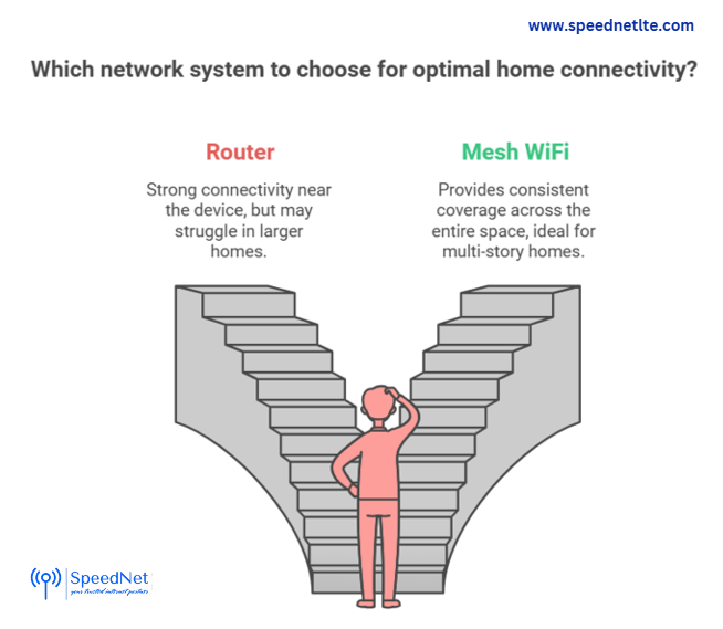 router vs mesh wifi