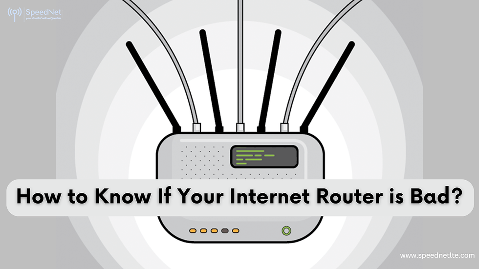 How to Know If Your Internet Router is Bad?