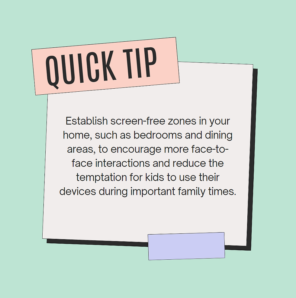 Quick tip to reduce screen time