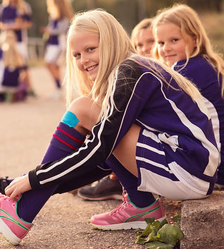 Smiling Young Athletes