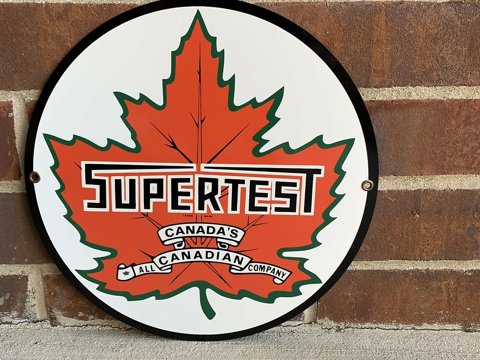Thumbnail: Supertest Canada Gasoline Sign