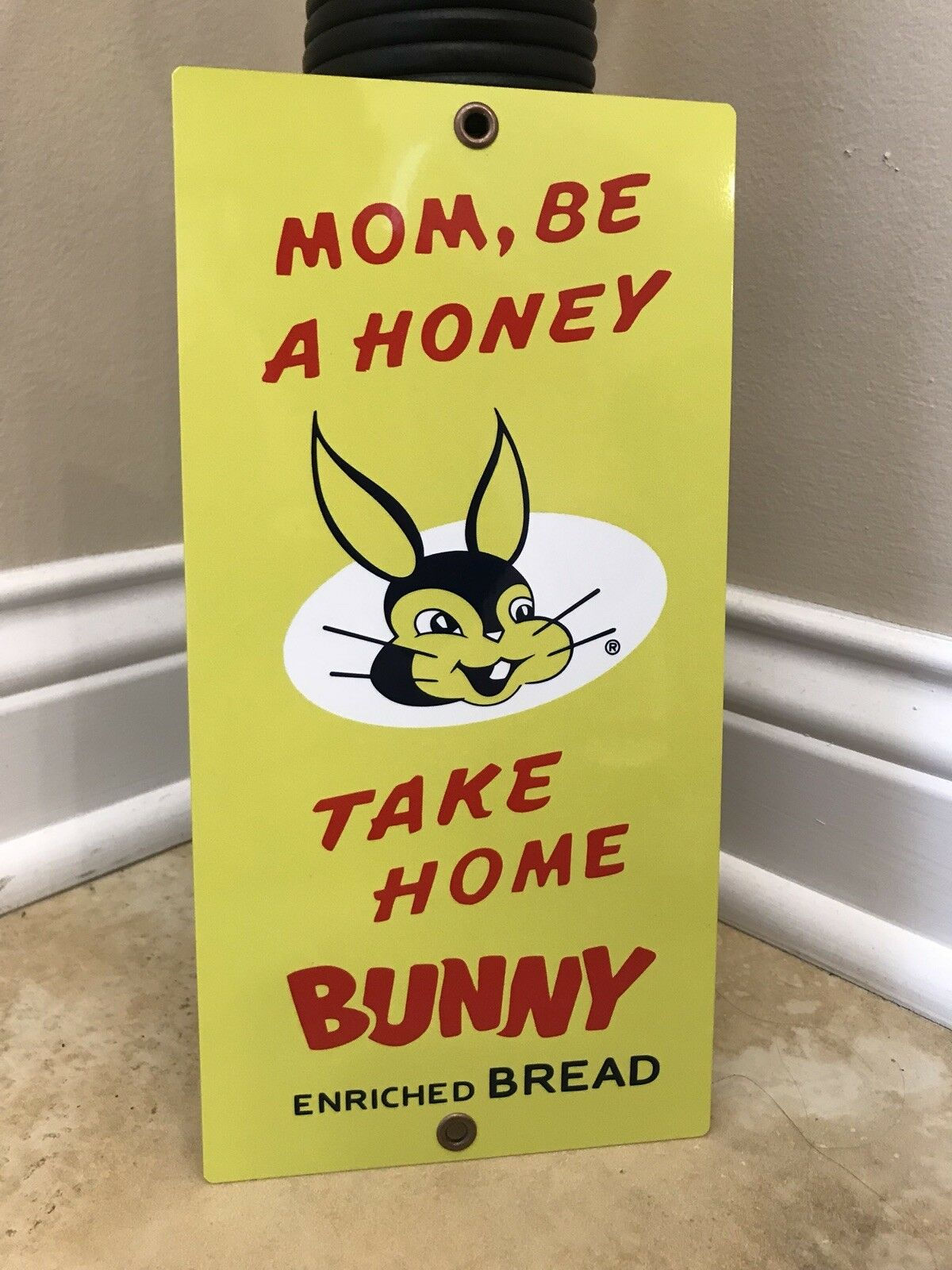Bunny Enriched Bread Vintage Style Sign
