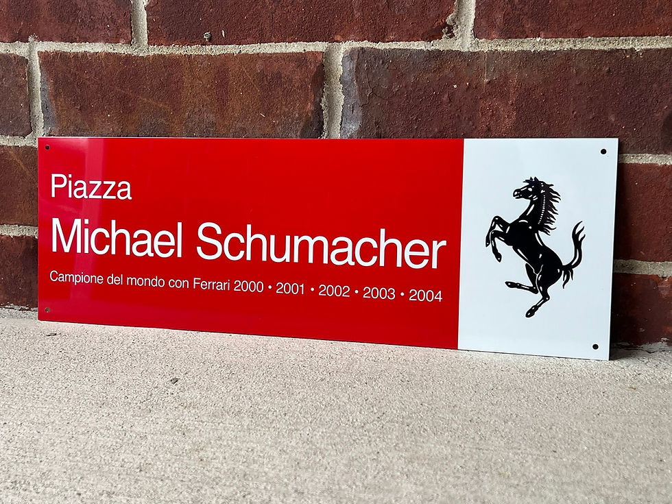 Thumbnail: Piazza Michael Schumacher Sign