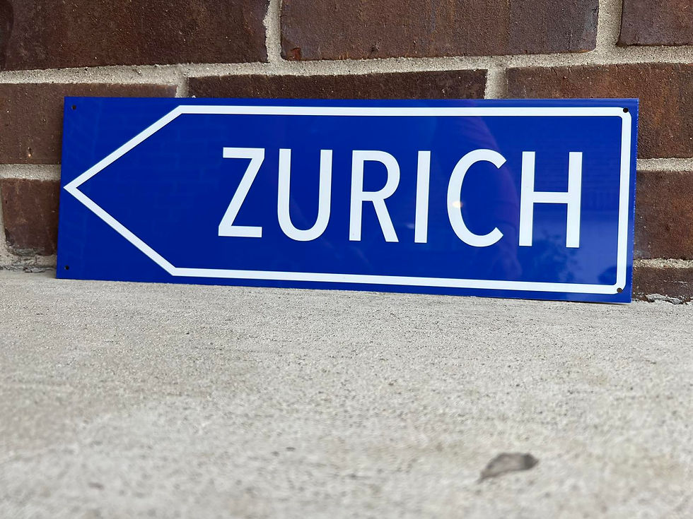 Thumbnail: Zurich Road Sign