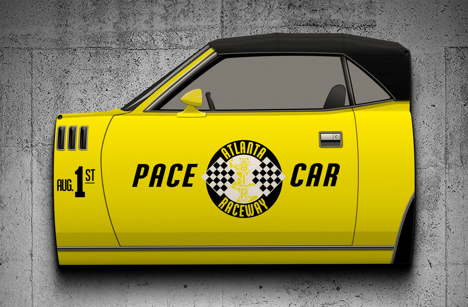 1971 Plymouth Barracuda Convertible Dixie 500 Pace Car