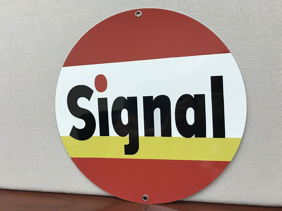 Thumbnail: Signal Gasoline Vintage Sign