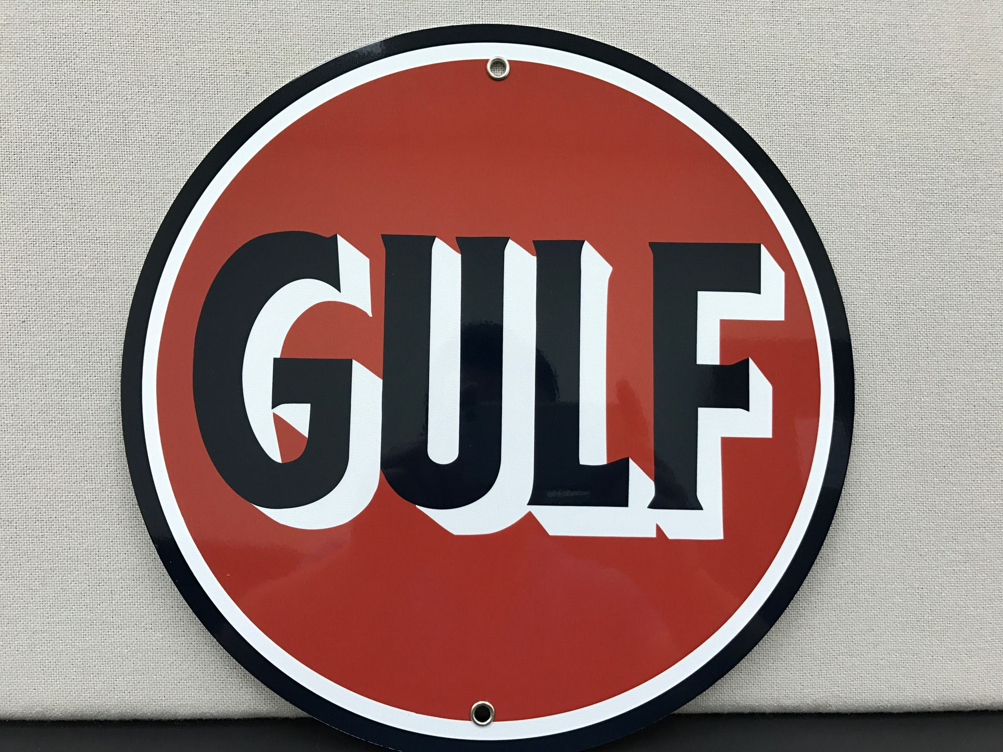 GULF DEALER REPRODUCTION SIGN