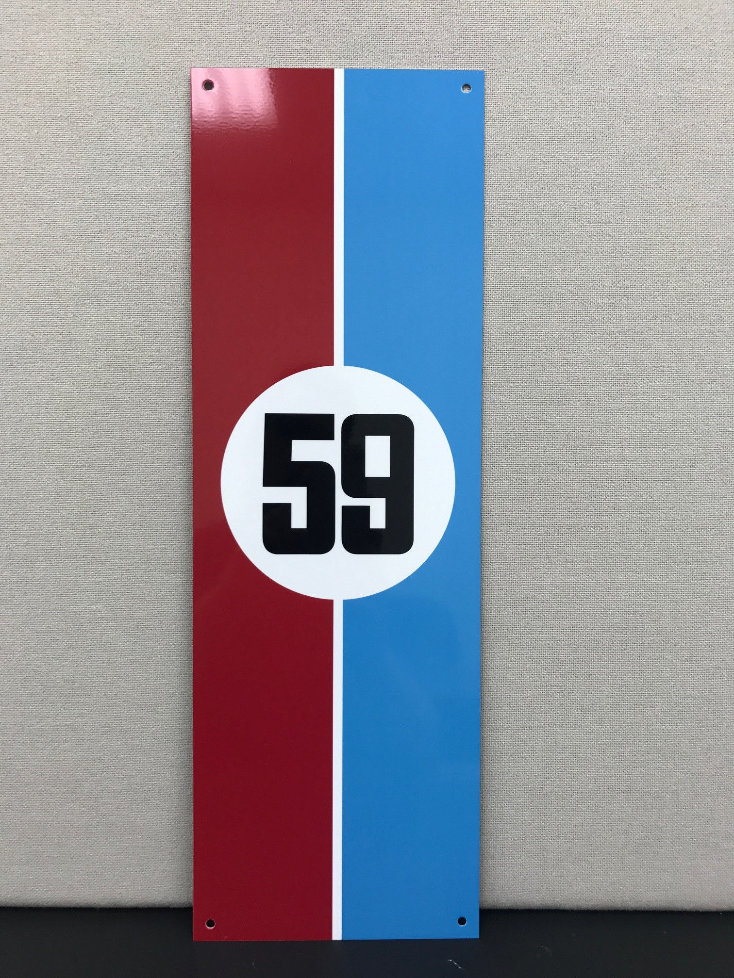 BRUMOS 59 RACING REPRODUCTION SIGN