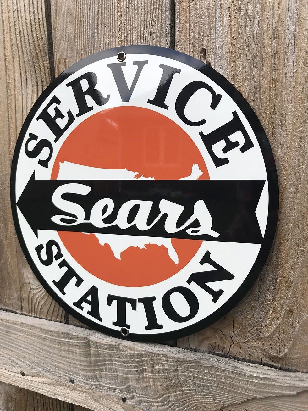 Thumbnail: Sears Service Station Vintage Sign