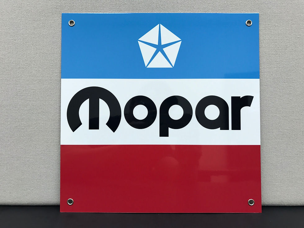 MOPAR SERVICE REPRODUCTION SIGN