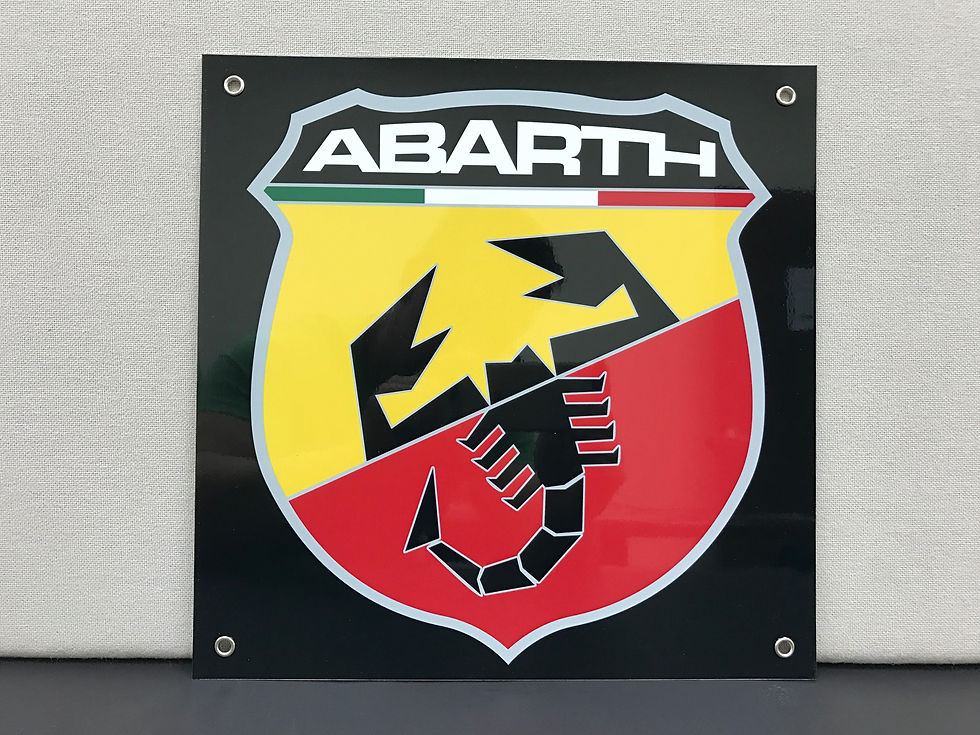 ABARTH REPRODUCTION SIGN