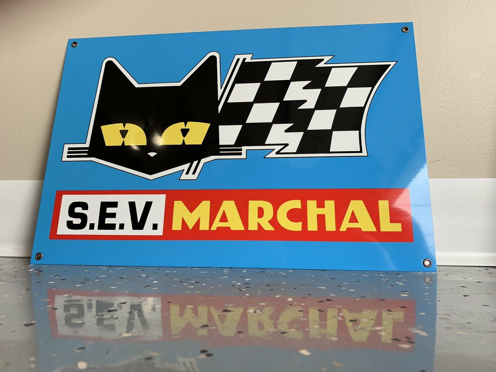 S.E.V. Marchal Vintage Racing Sign