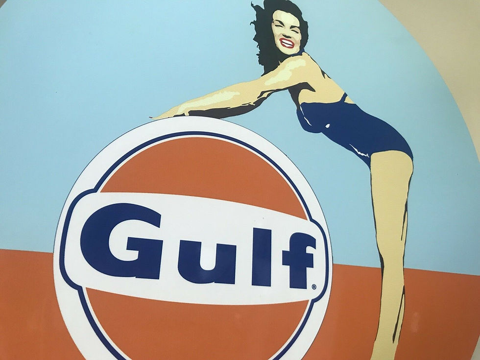 Thumbnail: Gulf Racing Vintage Sign