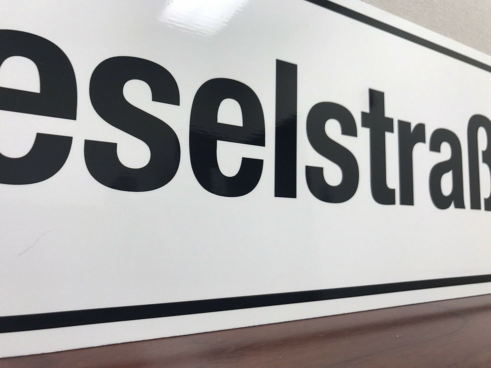 Thumbnail: Dieselstrasse Street Sign