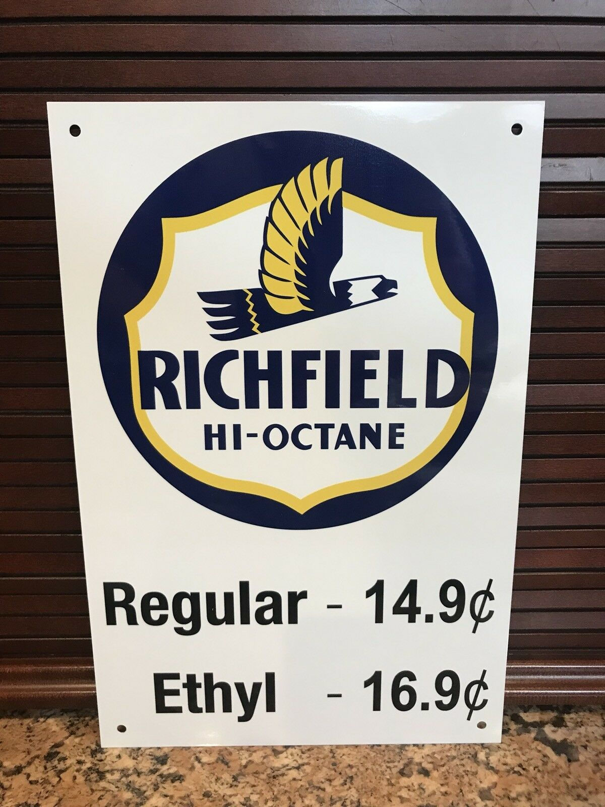 Richfield Hi-Octane Gasoline Sign