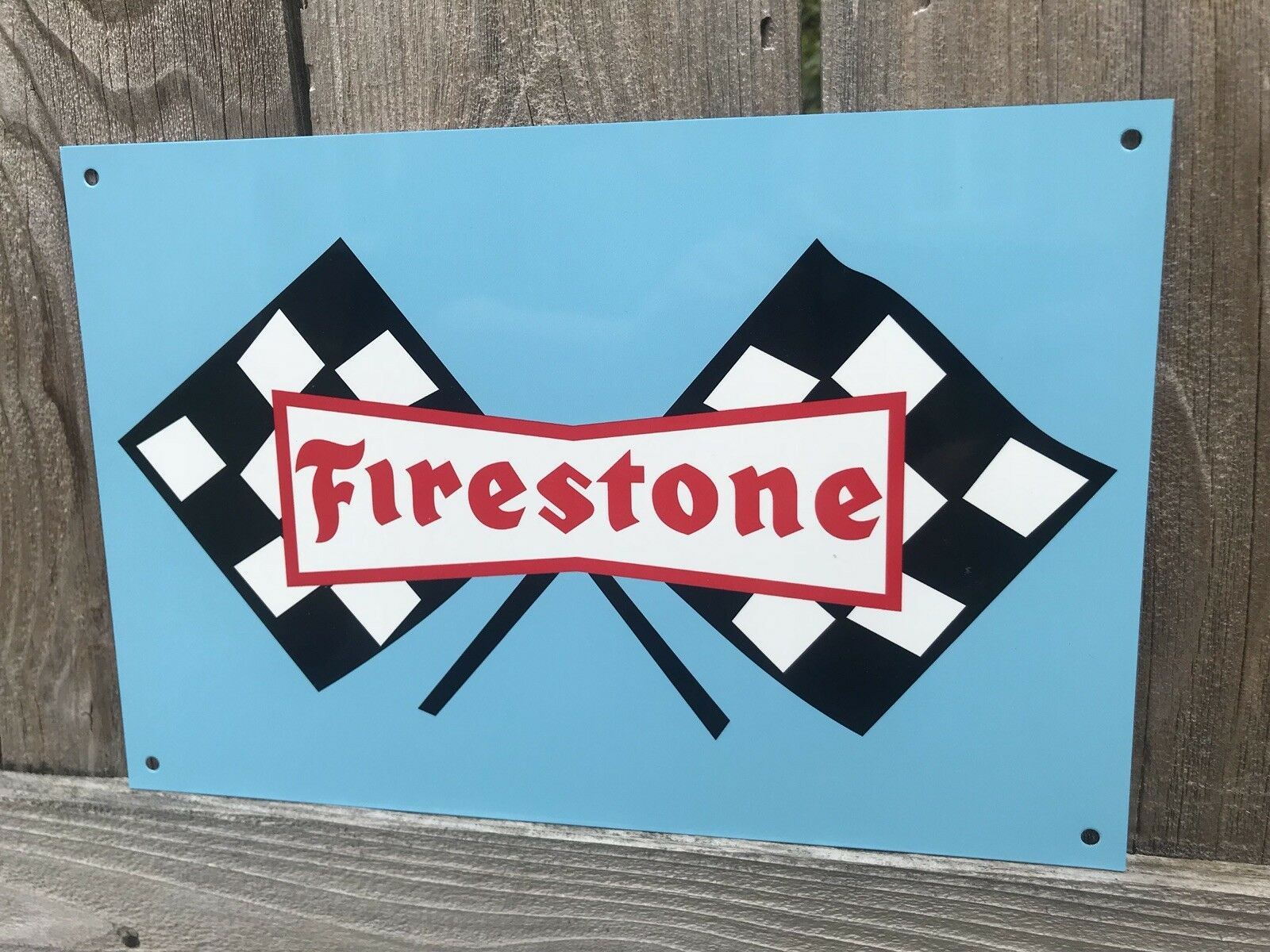 Firestone Racing Tires Vintage Sign