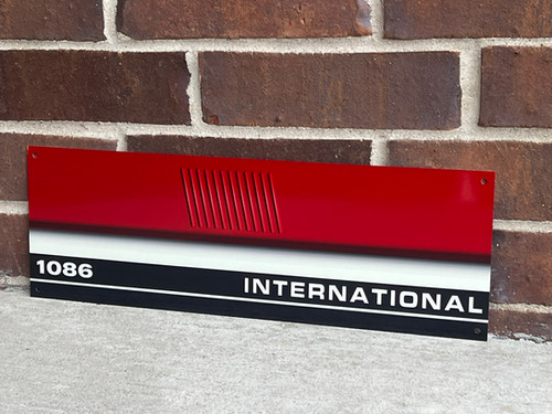 International Harvester 1086 Tractor Sign | Press Monster