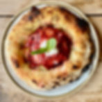 Burrata Ball with blood orange (V) (N)
