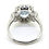 Thumbnail: Aquamarine and Diamond Cluster Ring Aq1.62 D.74 18ct white gold
