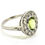 Thumbnail: Platinum Peridot and Diamond Cluster Ring P1.20 D.30