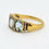 Thumbnail: Aquamarine 3 stone ring