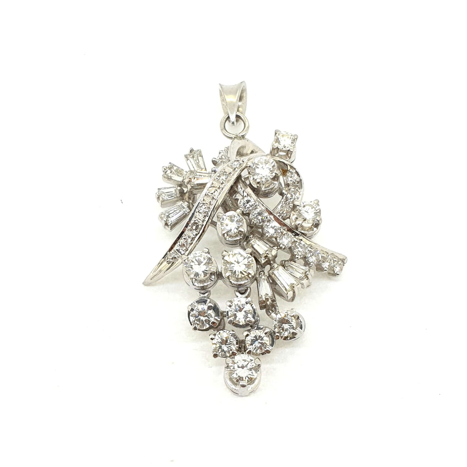 Diamond Pendant est 3.0Cts