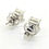 Thumbnail: Princess cut Diamond Studs D2.05 18ct white gold