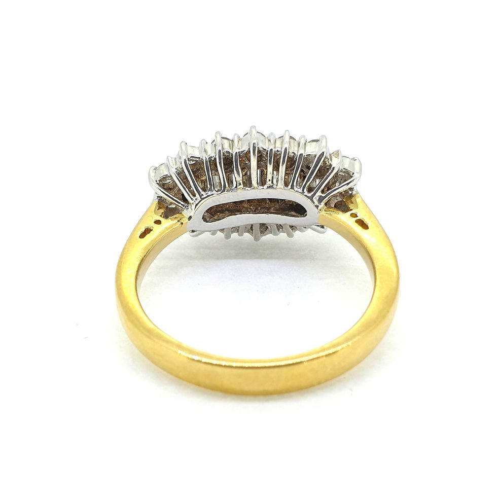 Thumbnail: Diamond cluster ring est1.0Cts