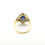 Thumbnail: Sapphire and diamond Deco style ring S1.75Cts D0.95Cts